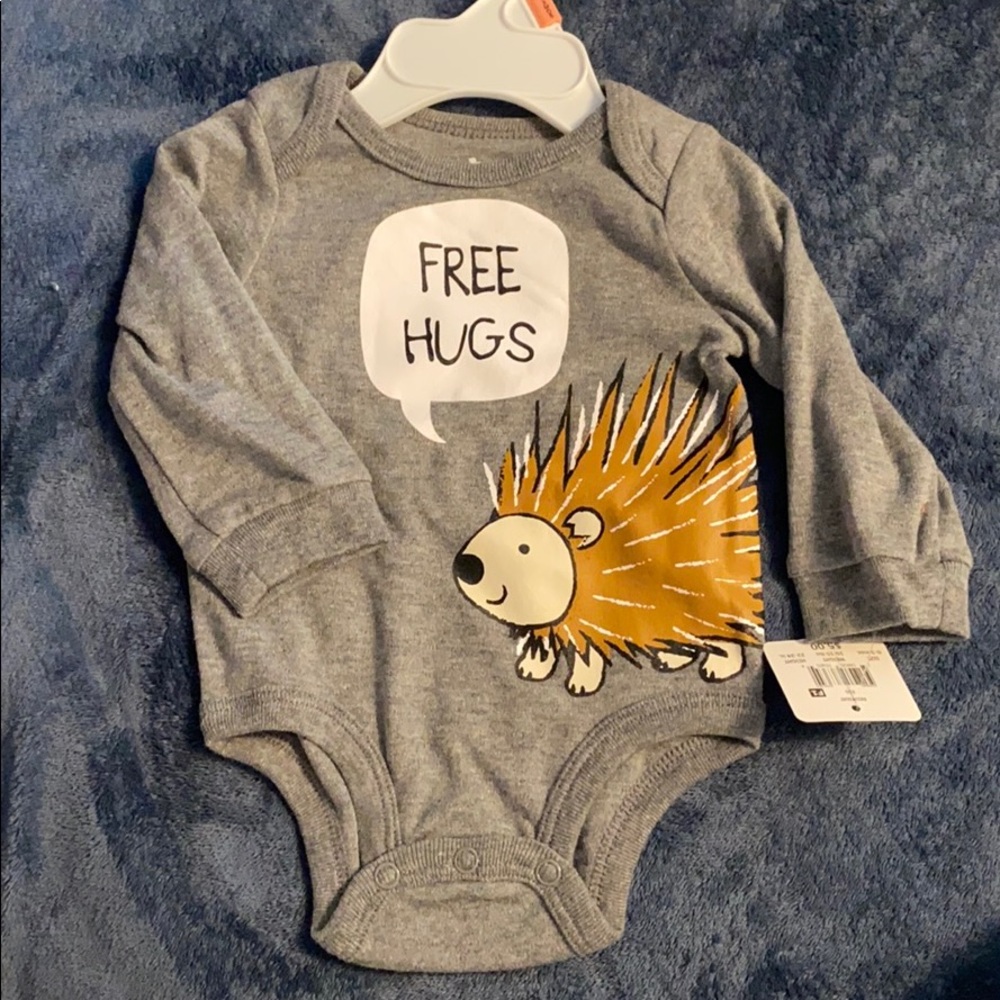 Porcupine baby bodysuit